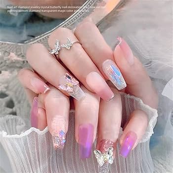 Amazon.co.jp: ネイルパーツ 蝶 ネイルデコパーツ 立体 蝶型 DIY